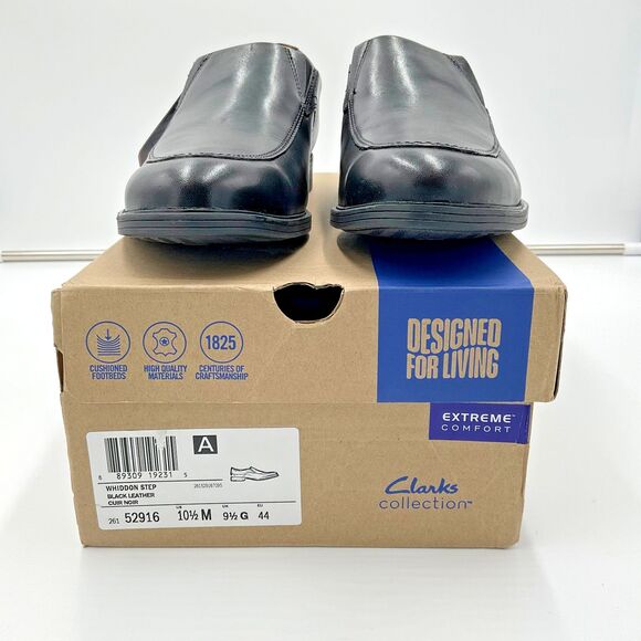 Clarks Whiddon Step Mens Leather Loafers Slip On Comfort Dress Shoe Size‎ 10.5M main image 6